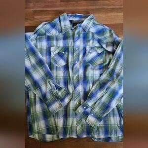 Rustler by Wrangler Button Down Pearl Snap